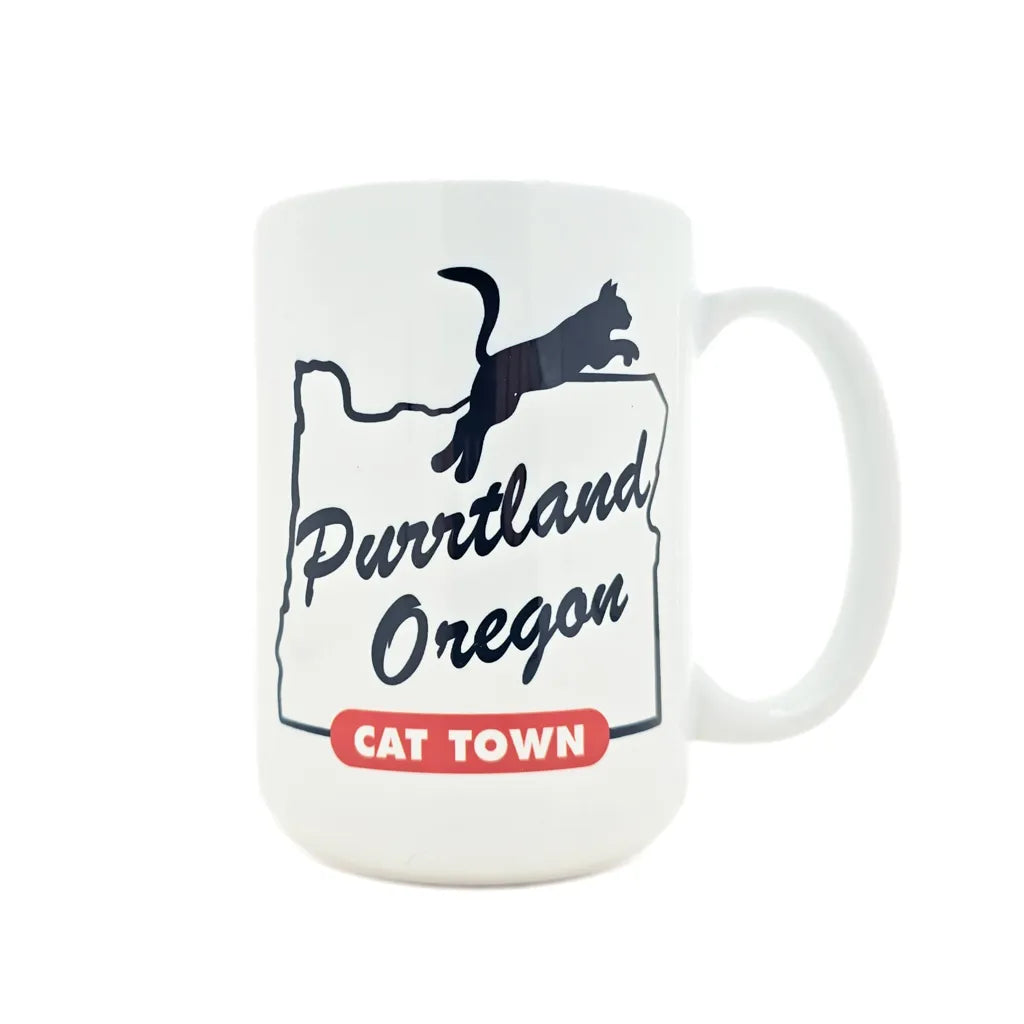 Purrtland Cat Town - Ceramic Mug 16oz